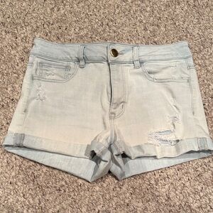 American Eagle Outfitters Light Blue Jean Shorts